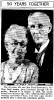 Paul and Bertha Meerscheidt - 50th anniversary photo